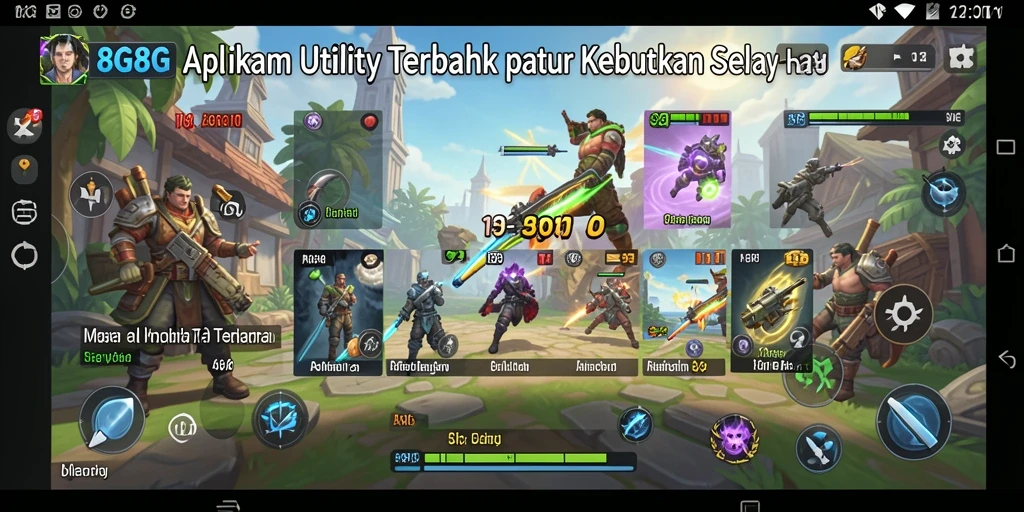 Screenshot utama menunjukkan tampilan antarmuka aplikasi Utility.