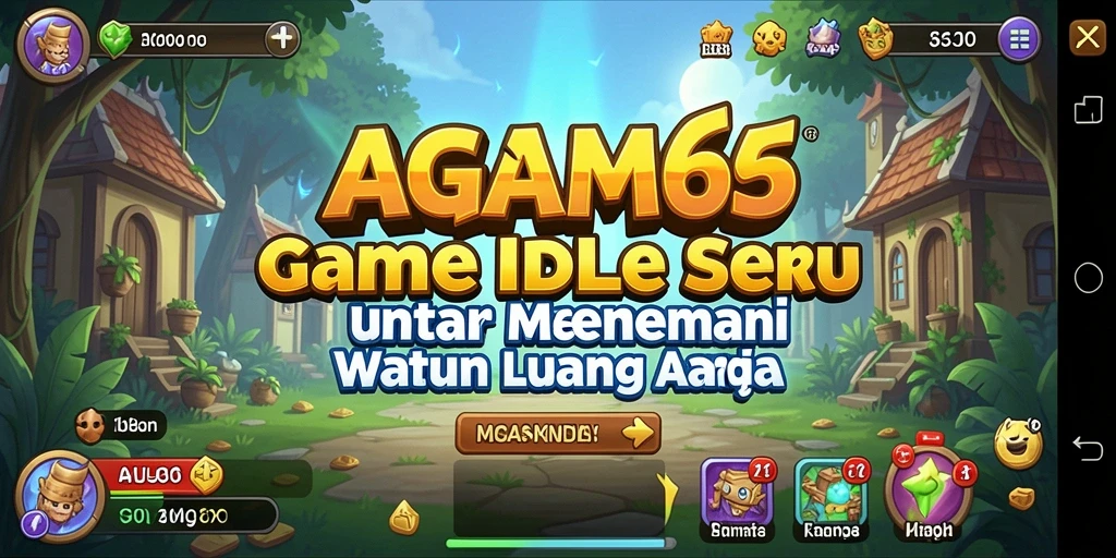 Tampilan gameplay <strong>AGAM66</strong> yang menarik dengan karakter-karakter unik.