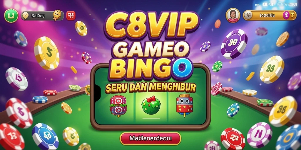 Tampilan gameplay Bingo yang menarik dan interaktif di C8VIP.