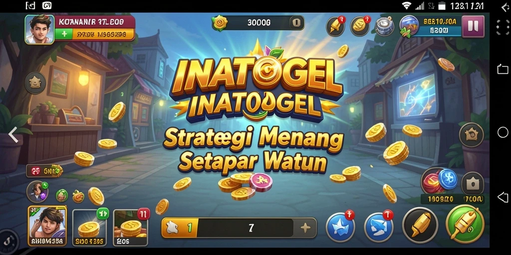 Tampilan gameplay menarik dari INATOGEL di layar smartphone.