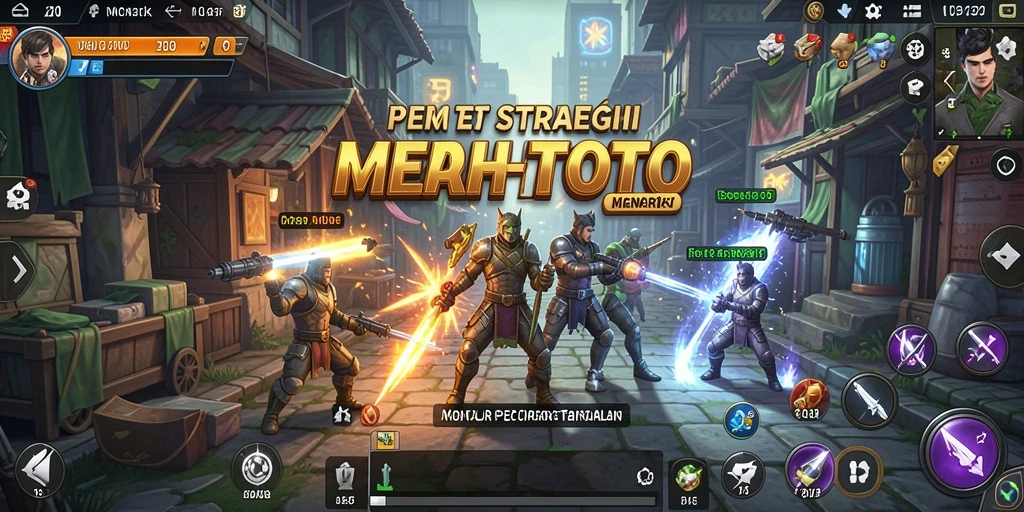 Tangkapan layar dari permainan MERAHTOTO yang menampilkan aksi strategi seru.
