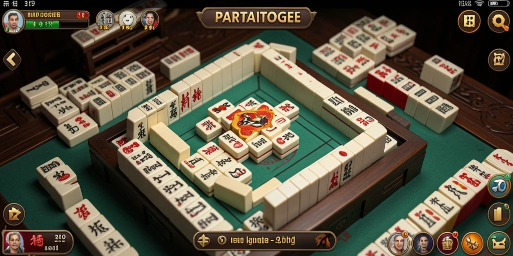 Tampilan menarik dari gameplay Mahjong di PARTAITOGEL.