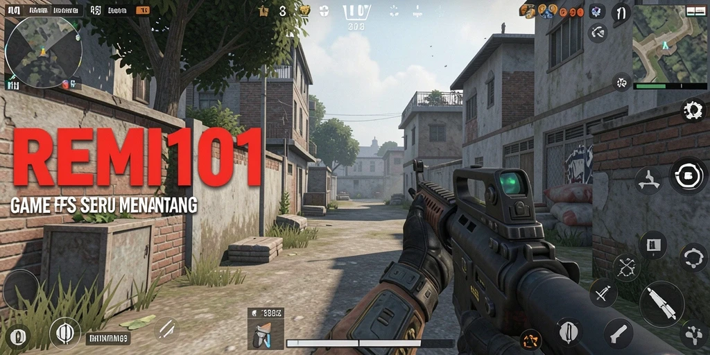Gameplay intens dengan pertarungan seru di REMI101.