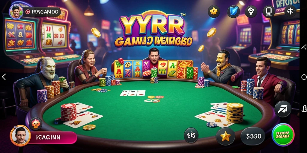 Tampilan utama gameplay YYRR yang menarik dan mendebarkan.